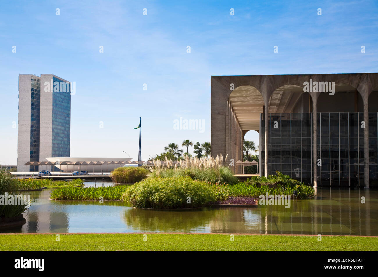 Il Brasile, Distrito Federal-Brasilia, Brasilia, Palacio do Itaamaraty - Palazzo degli Archi, Foto Stock