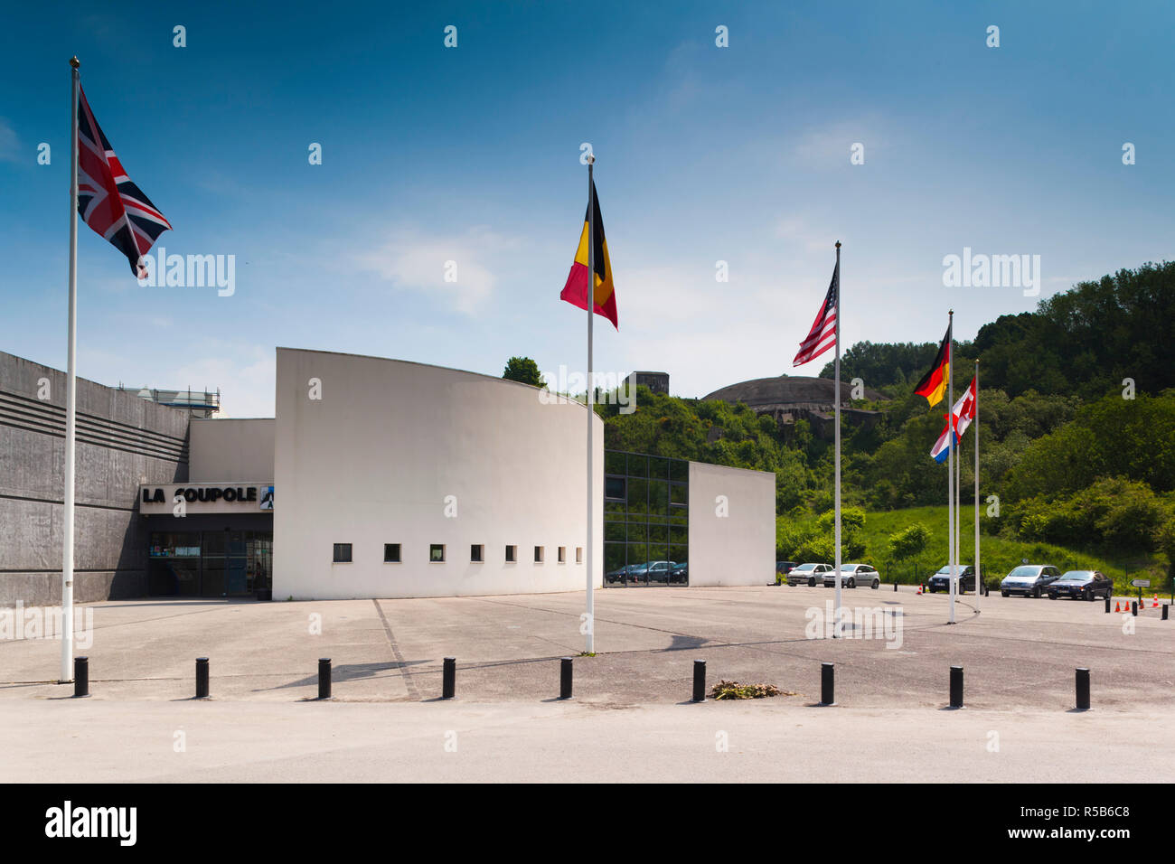 Francia, regione Nord - Pas de Calais, Wizernes-Helfaut, La Coupole, guerra mondiale due tedesche V2 rocket bunker, museo sul sito Foto Stock