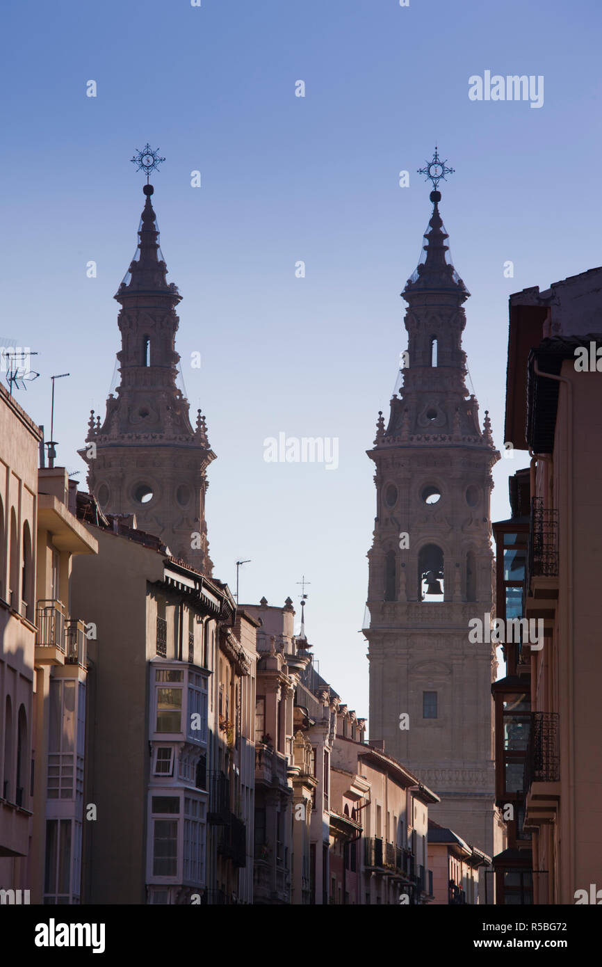 In Spagna, La Rioja Provincia, Logrono, Cattedrale di Santa Maria della Redonda Foto Stock