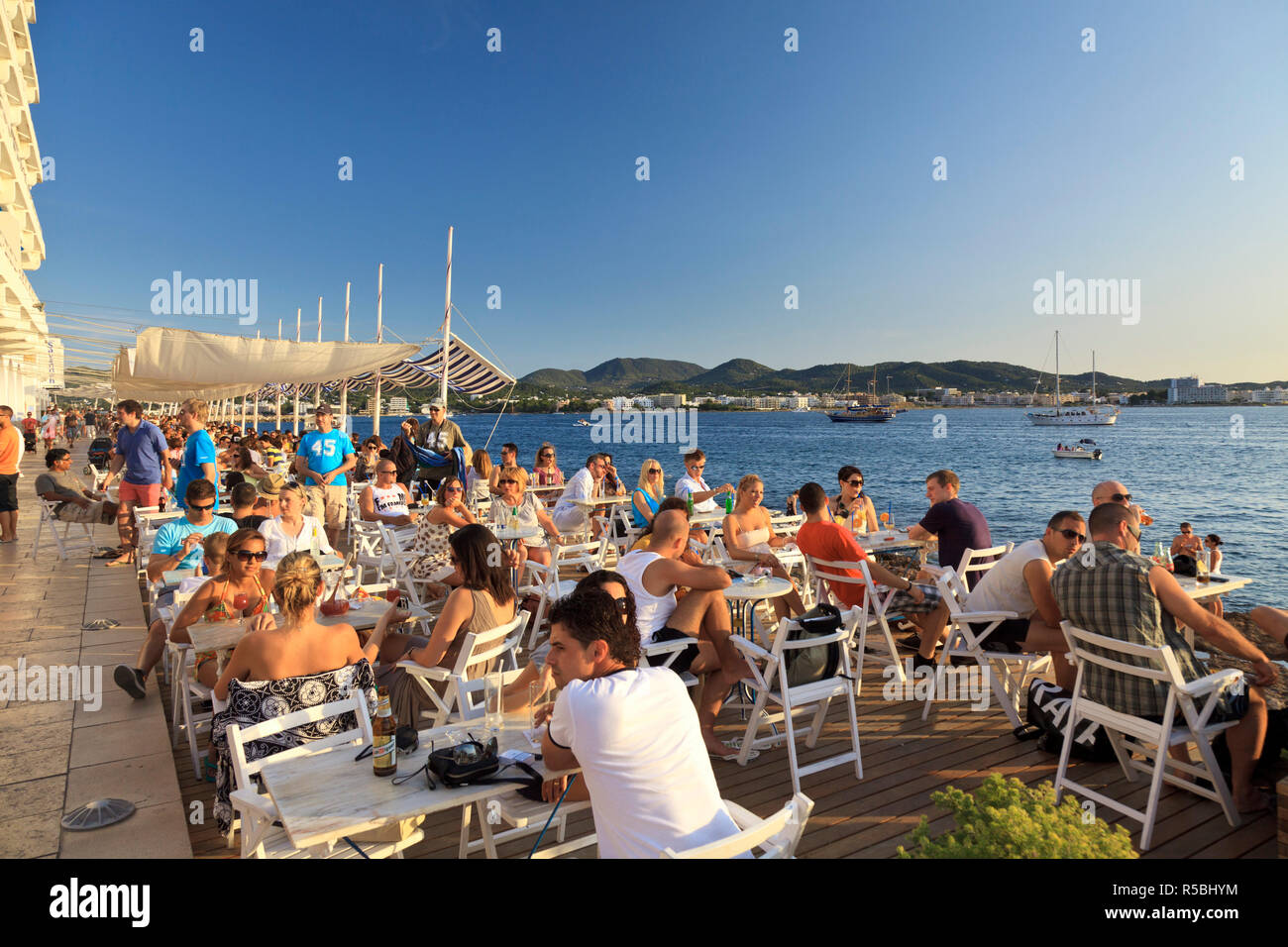 Isole Baleari Spagna Ibiza Sant Antoni La Gente A