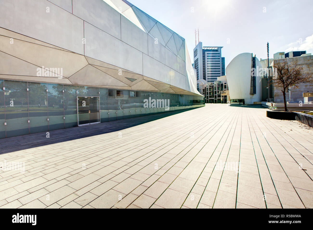 Israele, Tel Aviv, esterno del nuovo Herta e Paolo Amir edificio del Museo d'Arte di Tel Aviv Foto Stock