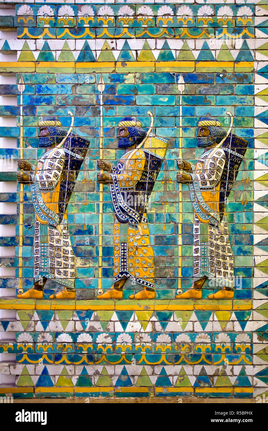 Germania, Berlino, Pergamon Museum, Babilonia Ishtar Gate Foto Stock