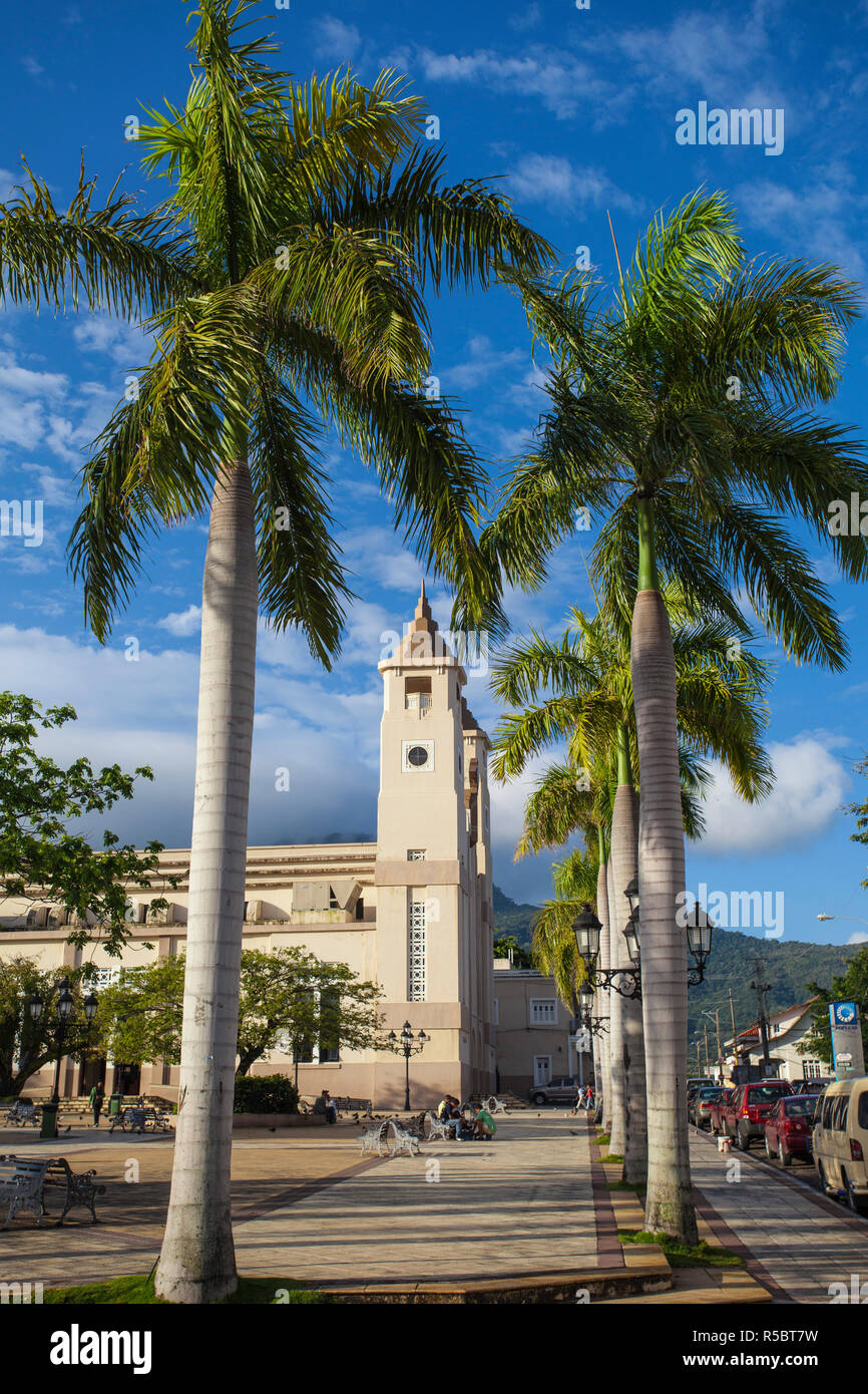 Repubblica Dominicana, Puerto Plata, Central Park, Iglesia San Felipe Foto Stock