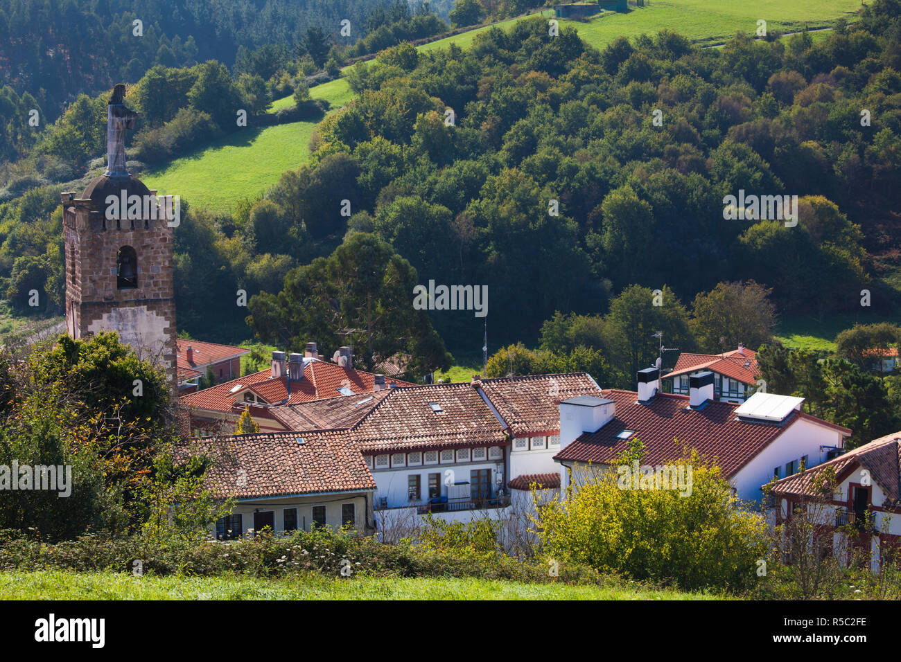Spagna, Paese Basco regione, provincia di Vizcaya, Ibarrangelu Foto Stock