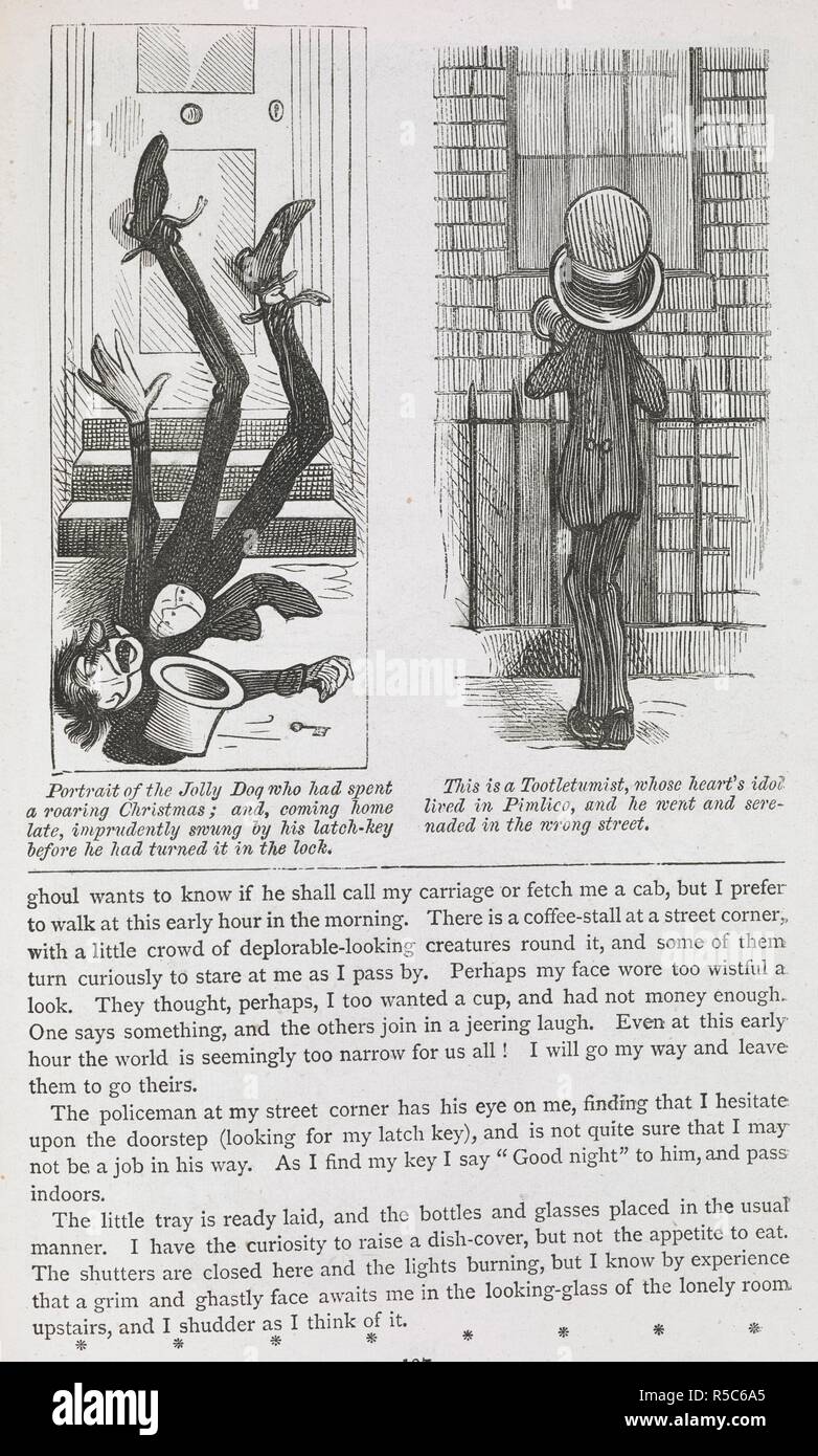 Ritratto del Jolly cane che aveva trascorso un ruggente Natale; e, venendo  a casa tardi, imprundently fatta oscillare dal suo latch-chiave prima di  girata nella serratura." "Questo è un Tootleumist, il cui