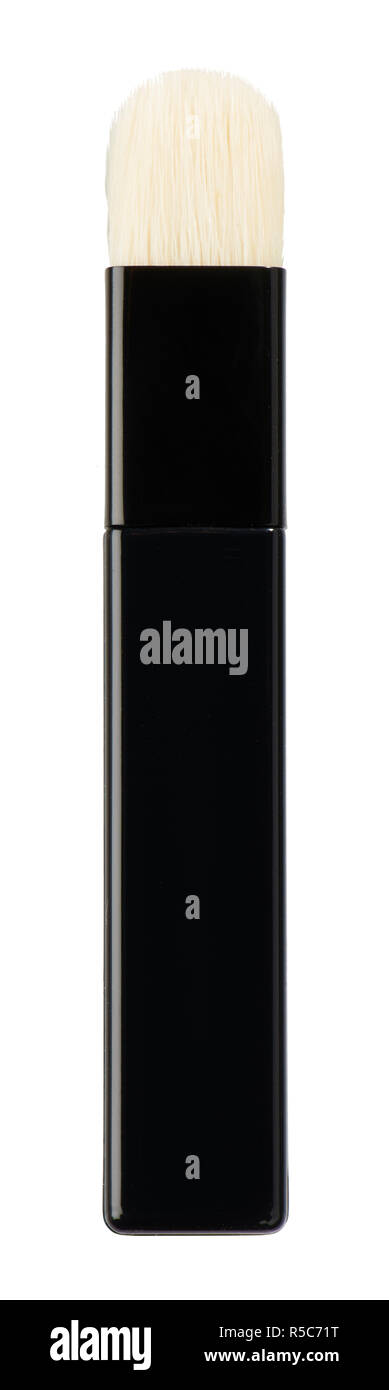 Una vita ancora tagliato fuori la bellezza immagine di prodotto di un applicatore stick o a pennello su sfondo bianco Foto Stock