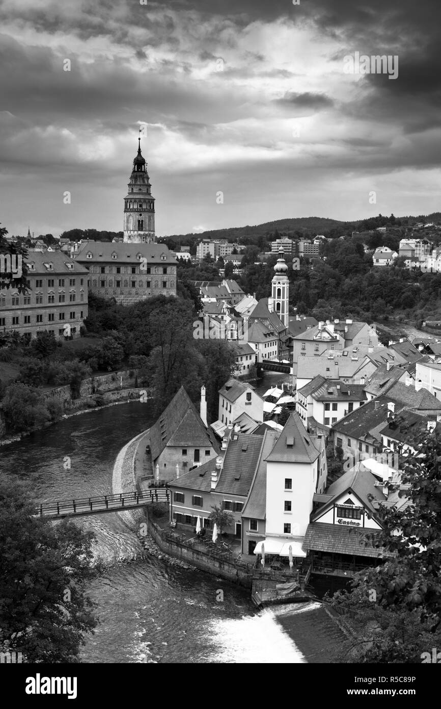 Repubblica ceca, Boemia del Sud, Cesky Krumlov Foto Stock