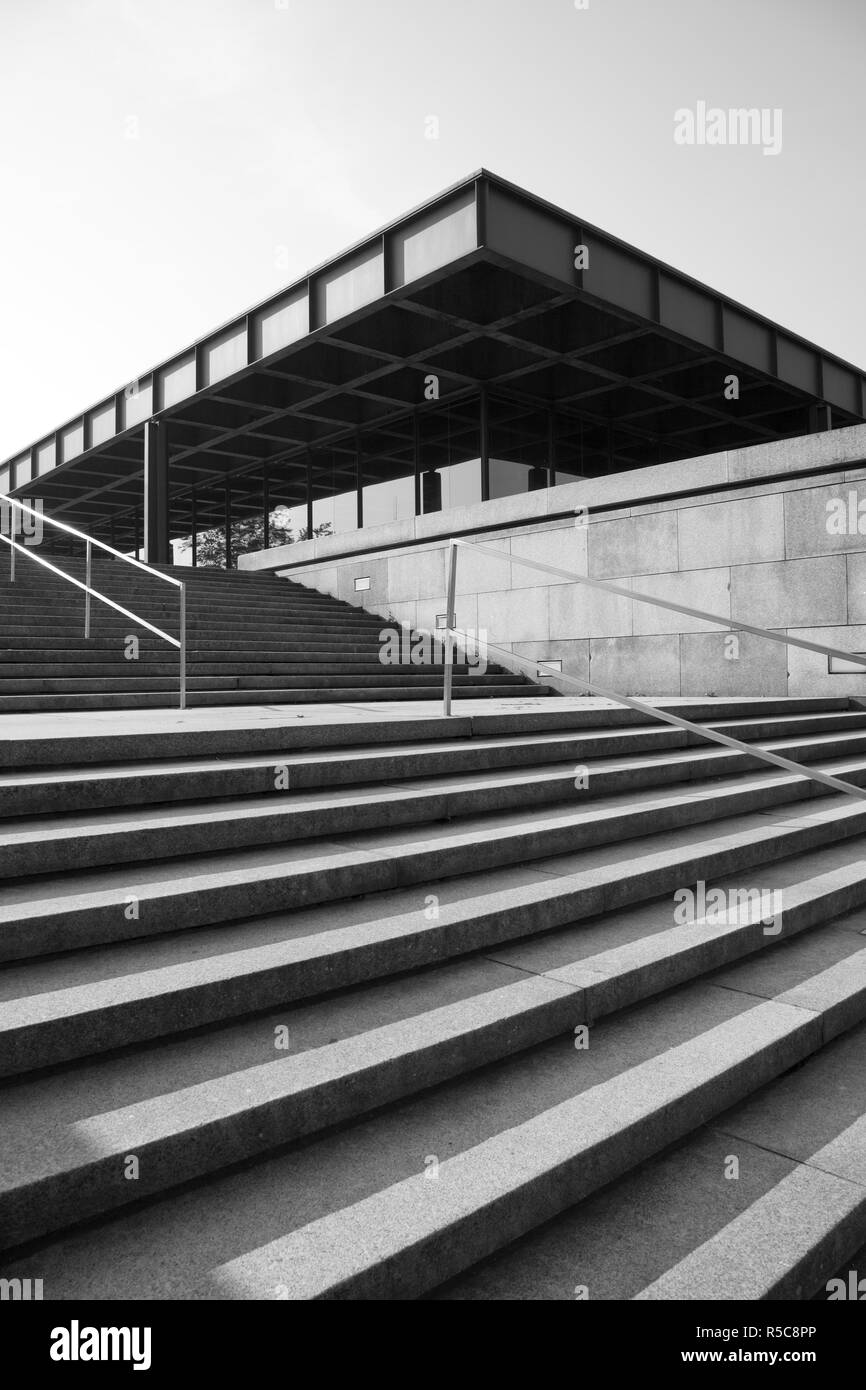 Neue Nationalgalerie (da Mies van der Rohe), Berlino, Germania Foto Stock