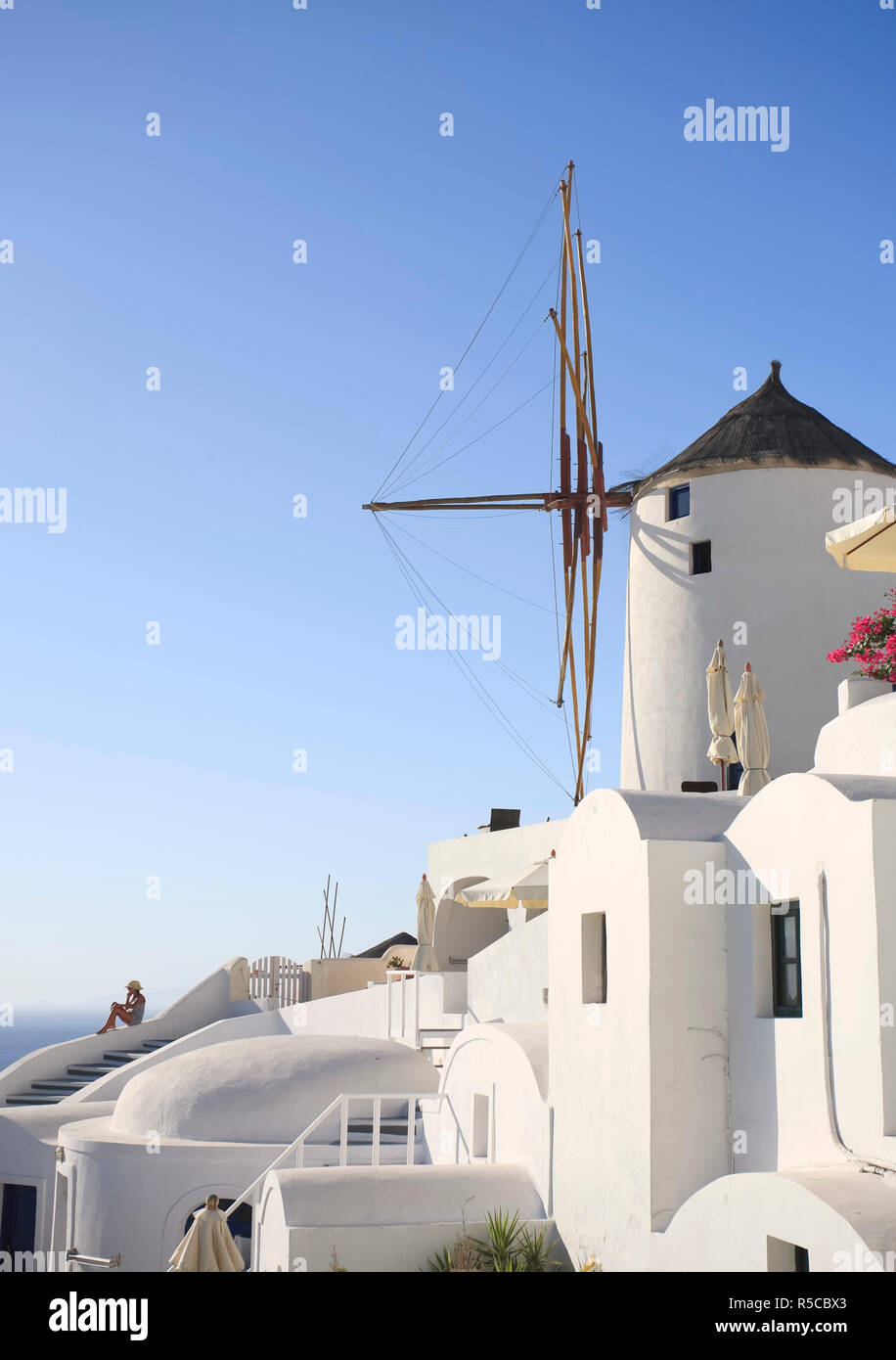 Grecia CICLADI Santorini, la cittadina di Oia, Boutique Hotel Foto Stock