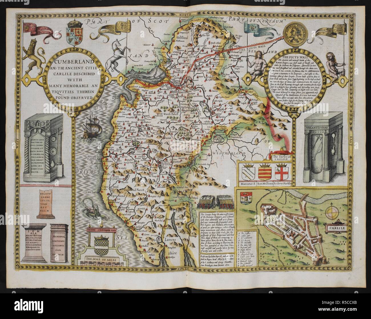 Mappa di carlisle immagini e fotografie stock ad alta risoluzione Alamy