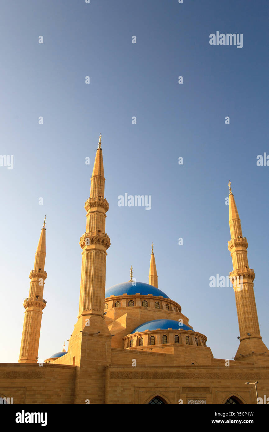 Il Libano, Beirut, Grande moschea Foto Stock