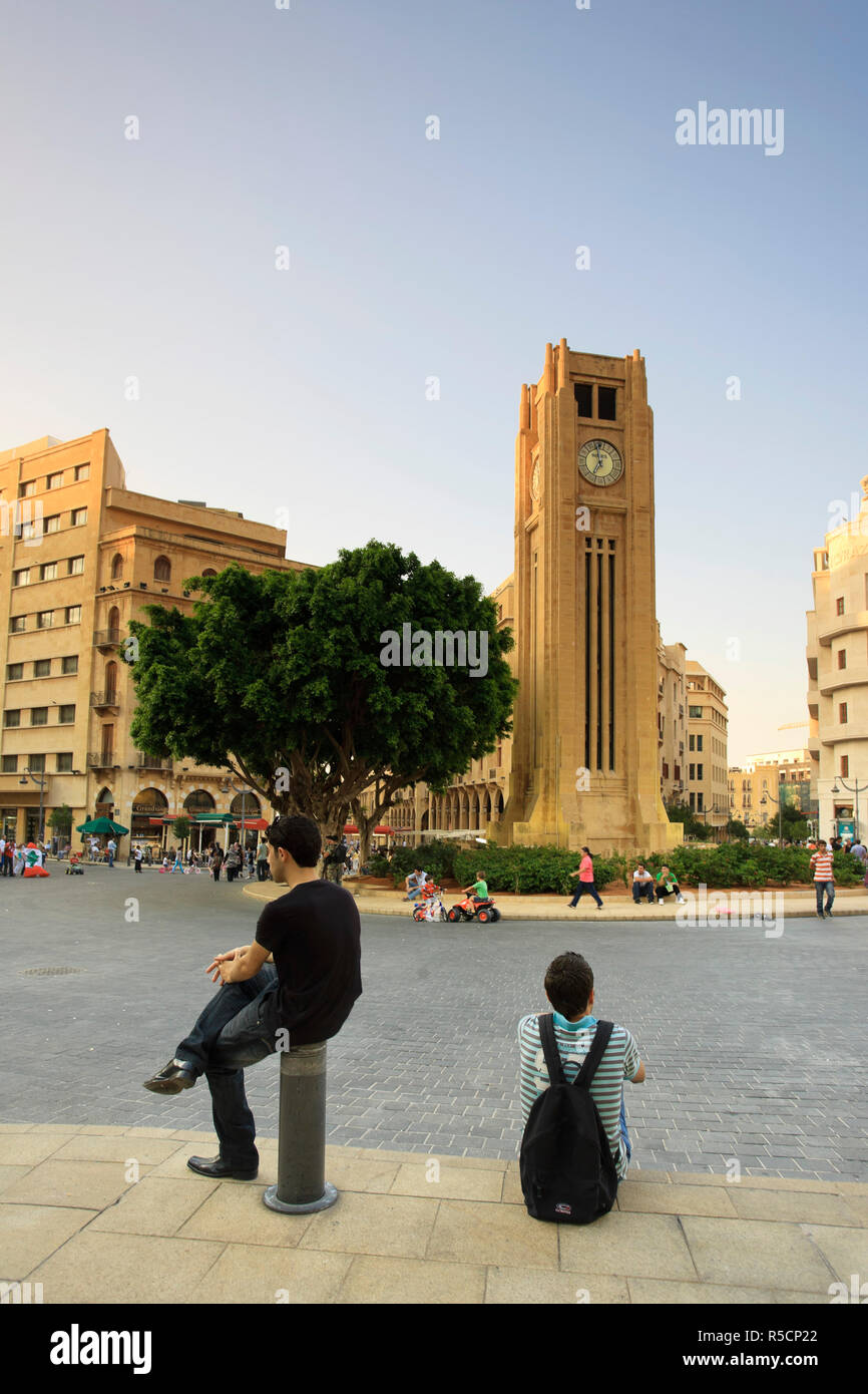 Il Libano, Beirut, Place d'Etoile Foto Stock