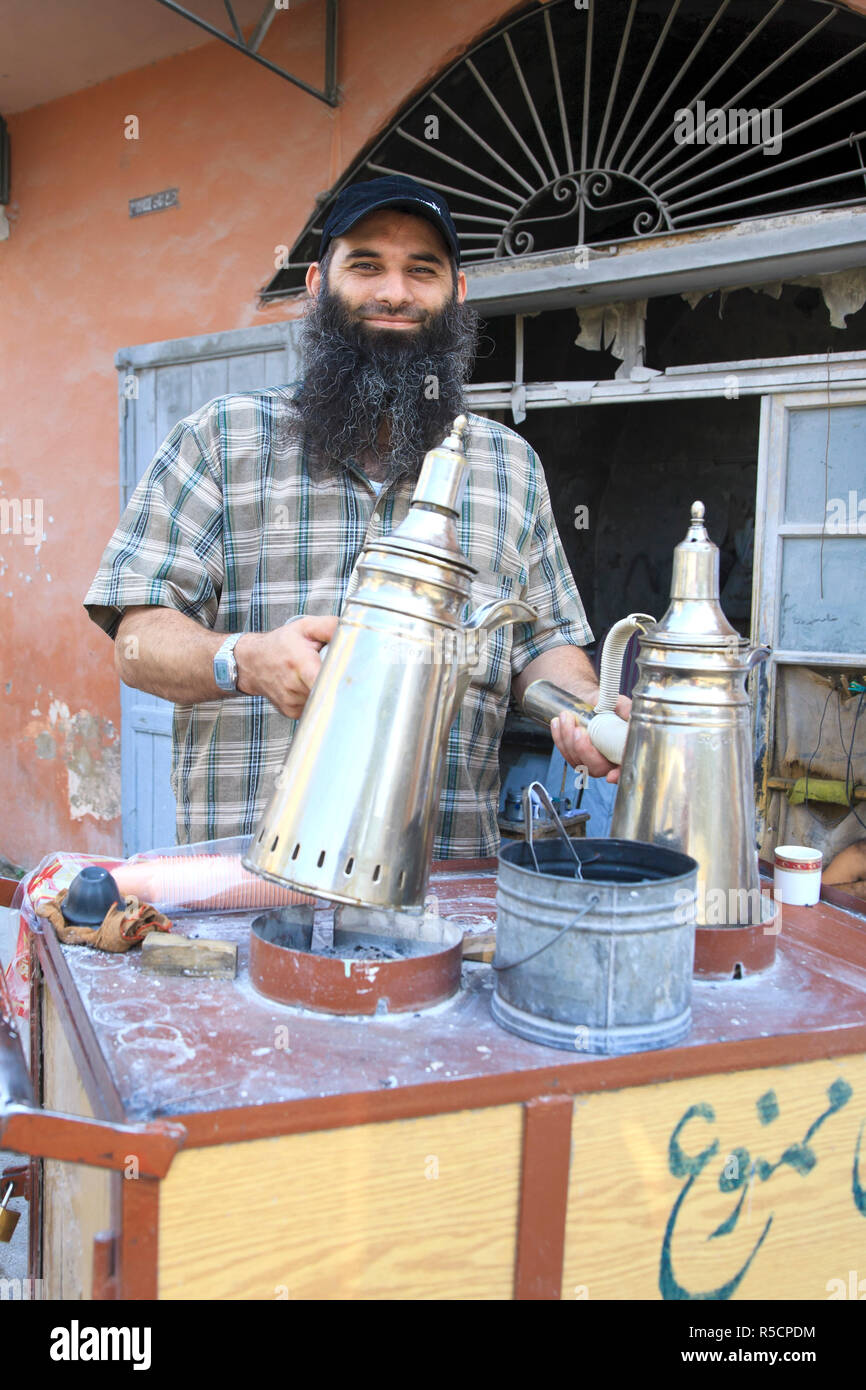 Il Libano, Tripoli, Città Vecchia, Chai (TEA) in stallo Foto Stock