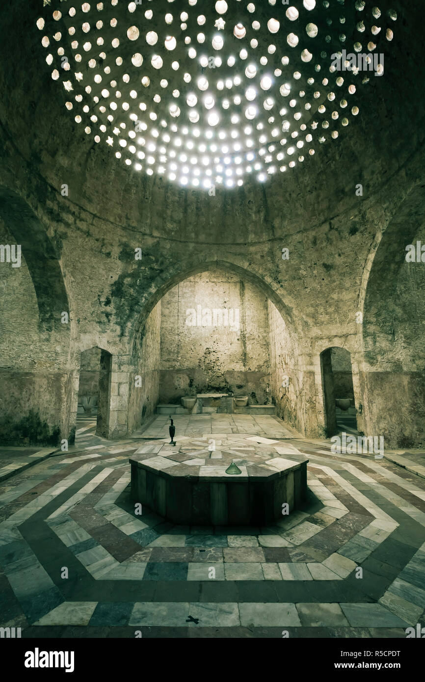 Il Libano, Tripoli, Città Vecchia, El Jadid hammam (bagno) Foto Stock