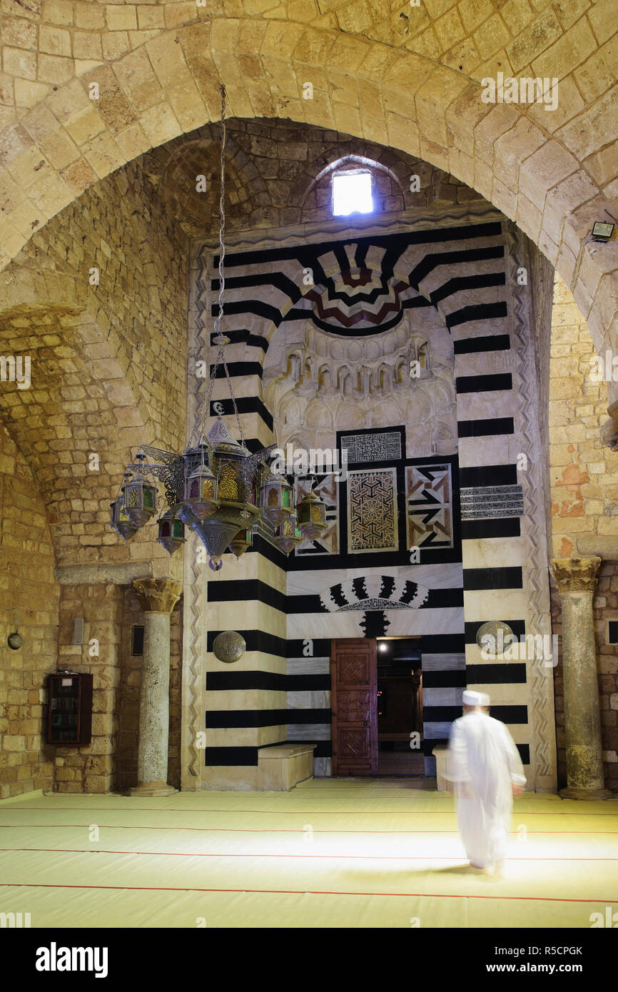 Il Libano, Tripoli, Taynal moschea, una ex chiesa cristiana Foto Stock