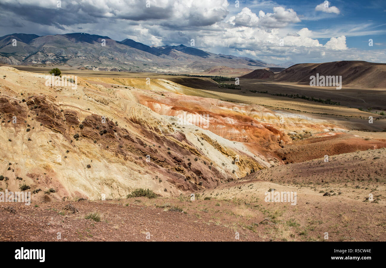 Paesaggio marziano di Kyzyl-Chin Foto Stock