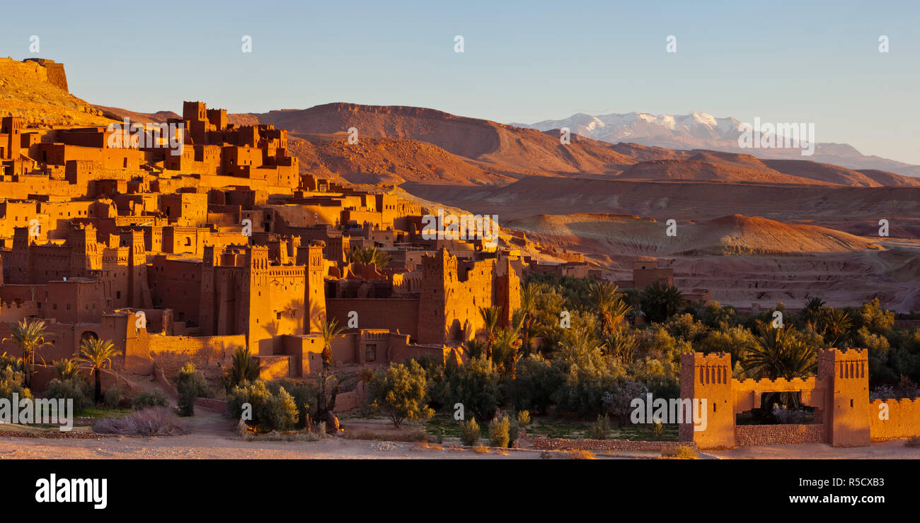 Ait Benhaddou, Atlante, Marocco Foto Stock