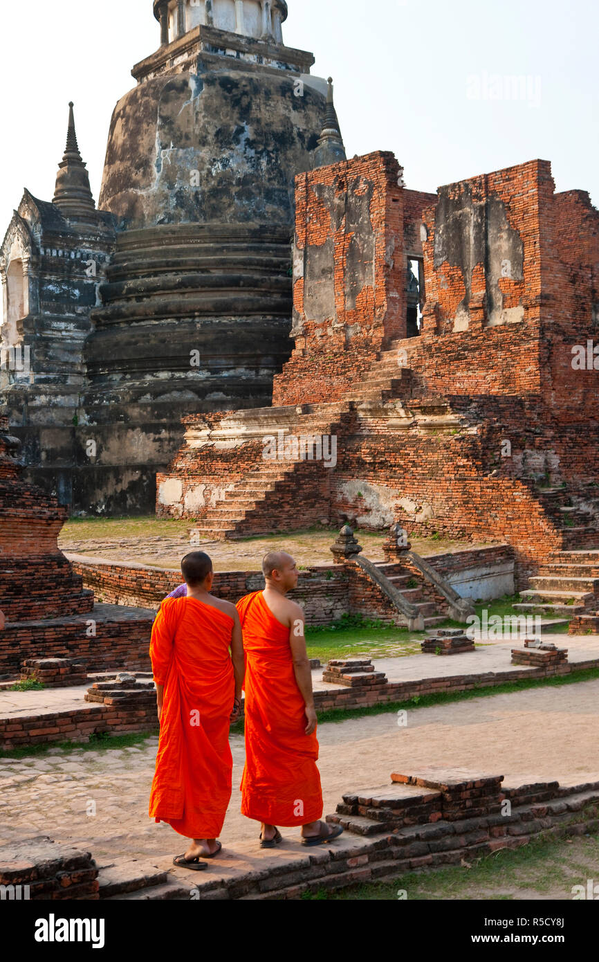 Tre Chedis, Wat Phra Si Sanphet, Ayutthaya, Thailandia Foto Stock
