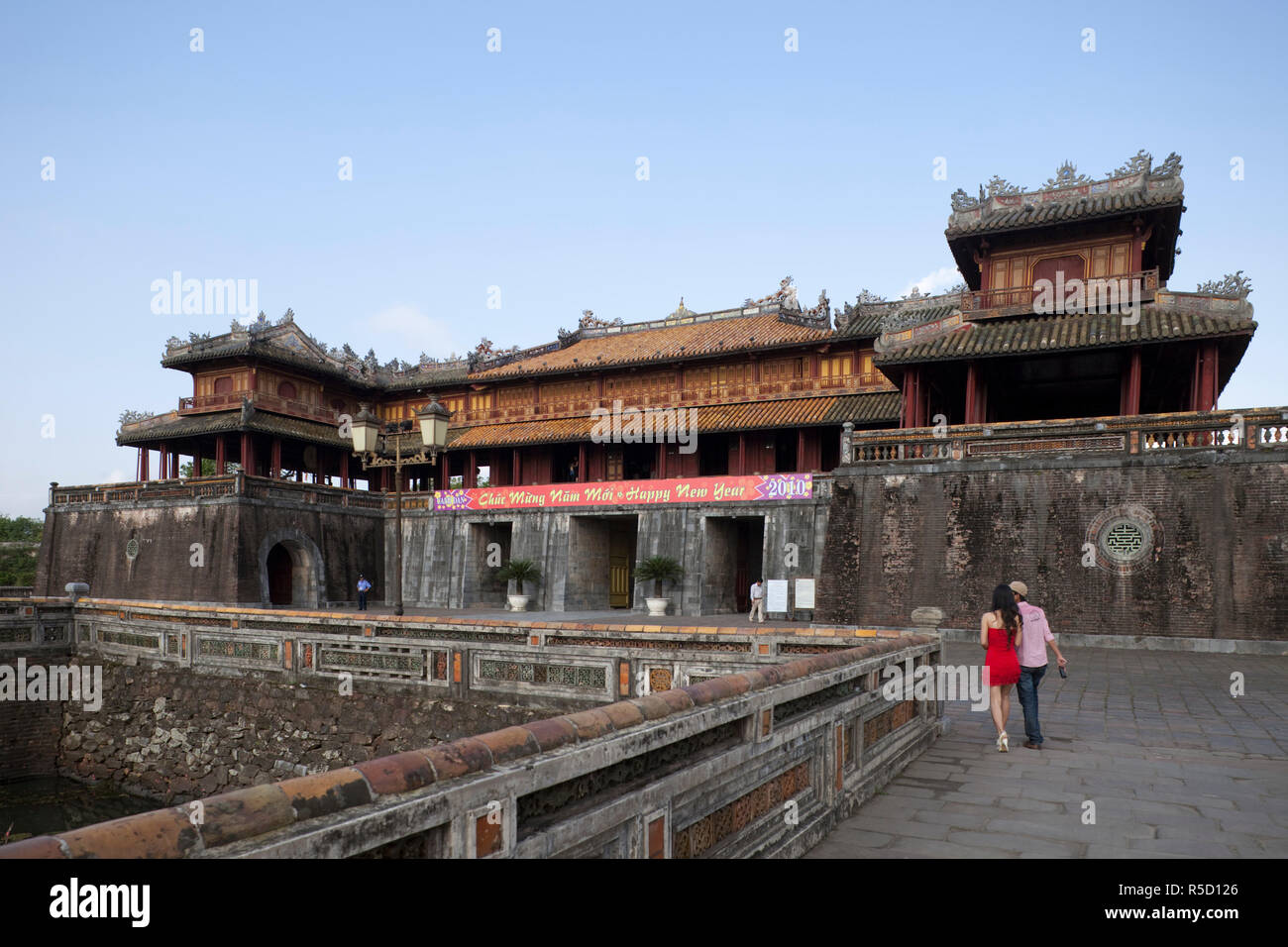 Il Vietnam, tonalità, Cittadella, Enclosure imperiale, Ong Gate Mon Foto Stock
