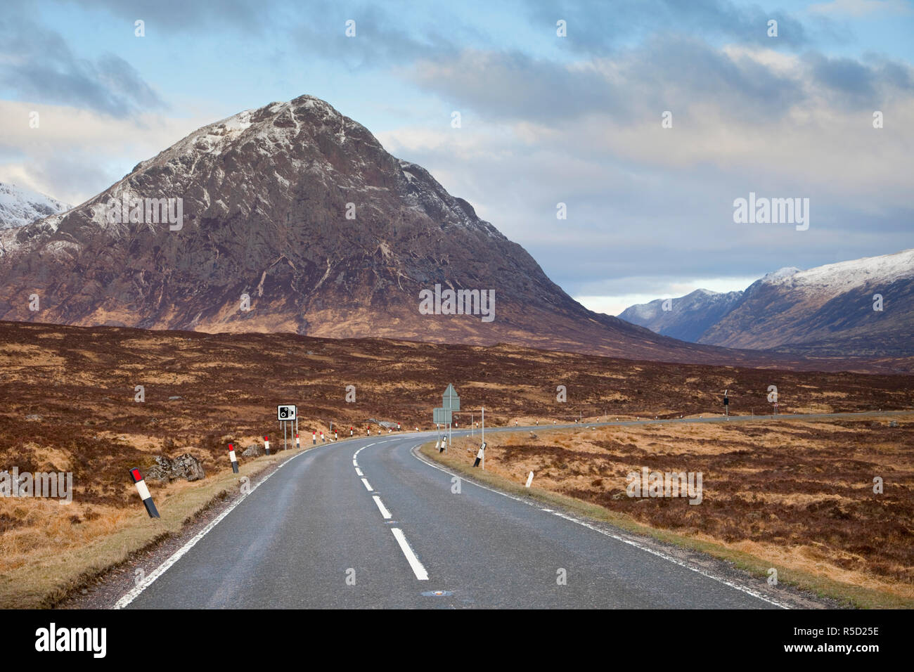 La Scozia, Highland Regione, Glen Coe, Buachaille Etive Mor Foto Stock