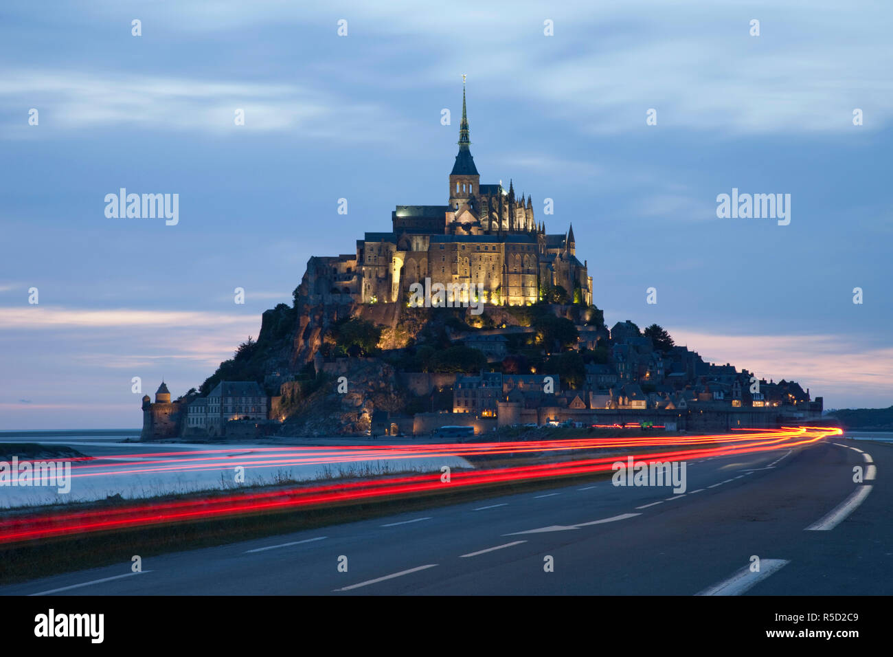 Francia, Normandia, Mont Saint Michel Foto Stock