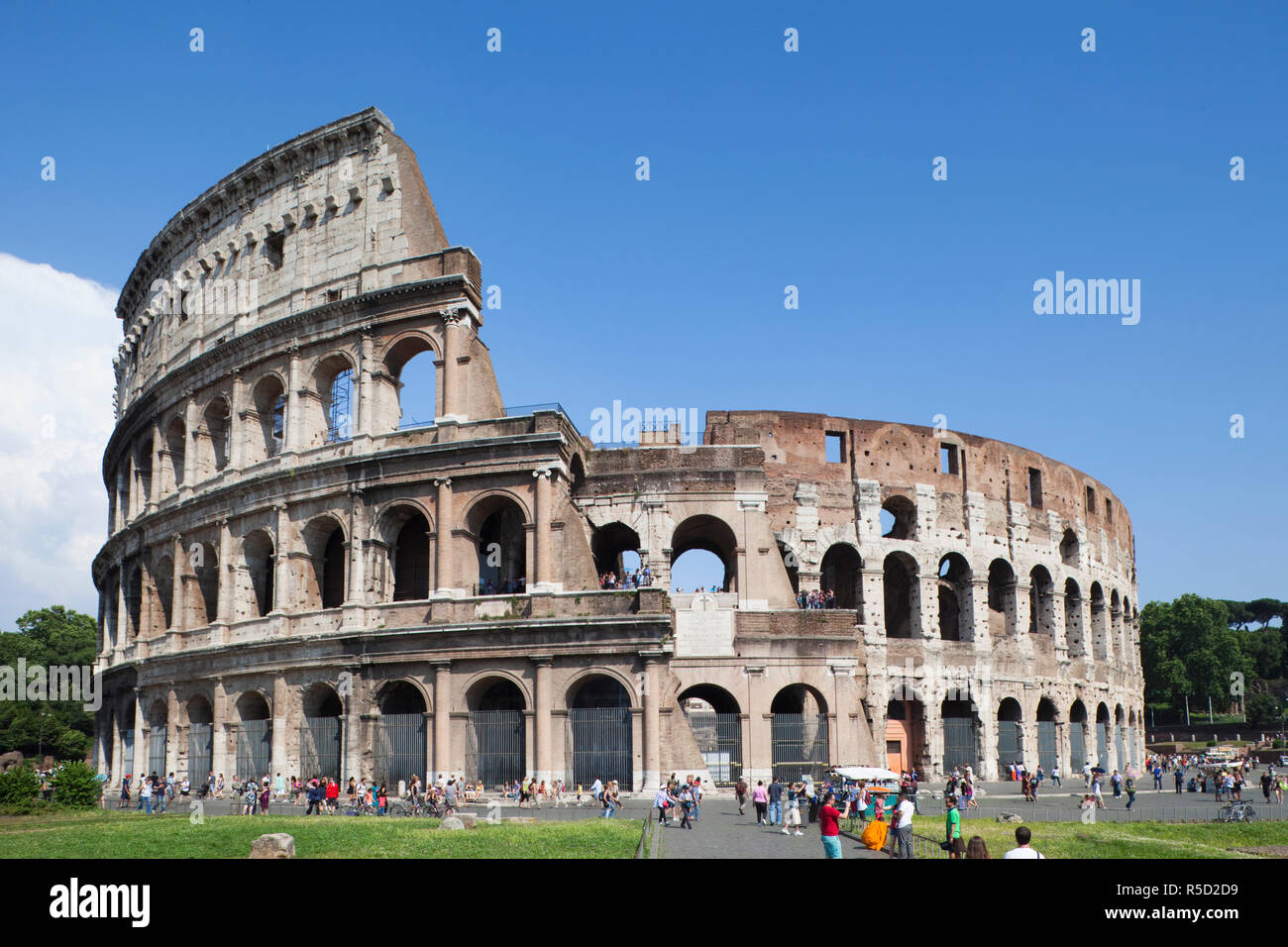 Italia, Roma, il Colosseo Foto Stock