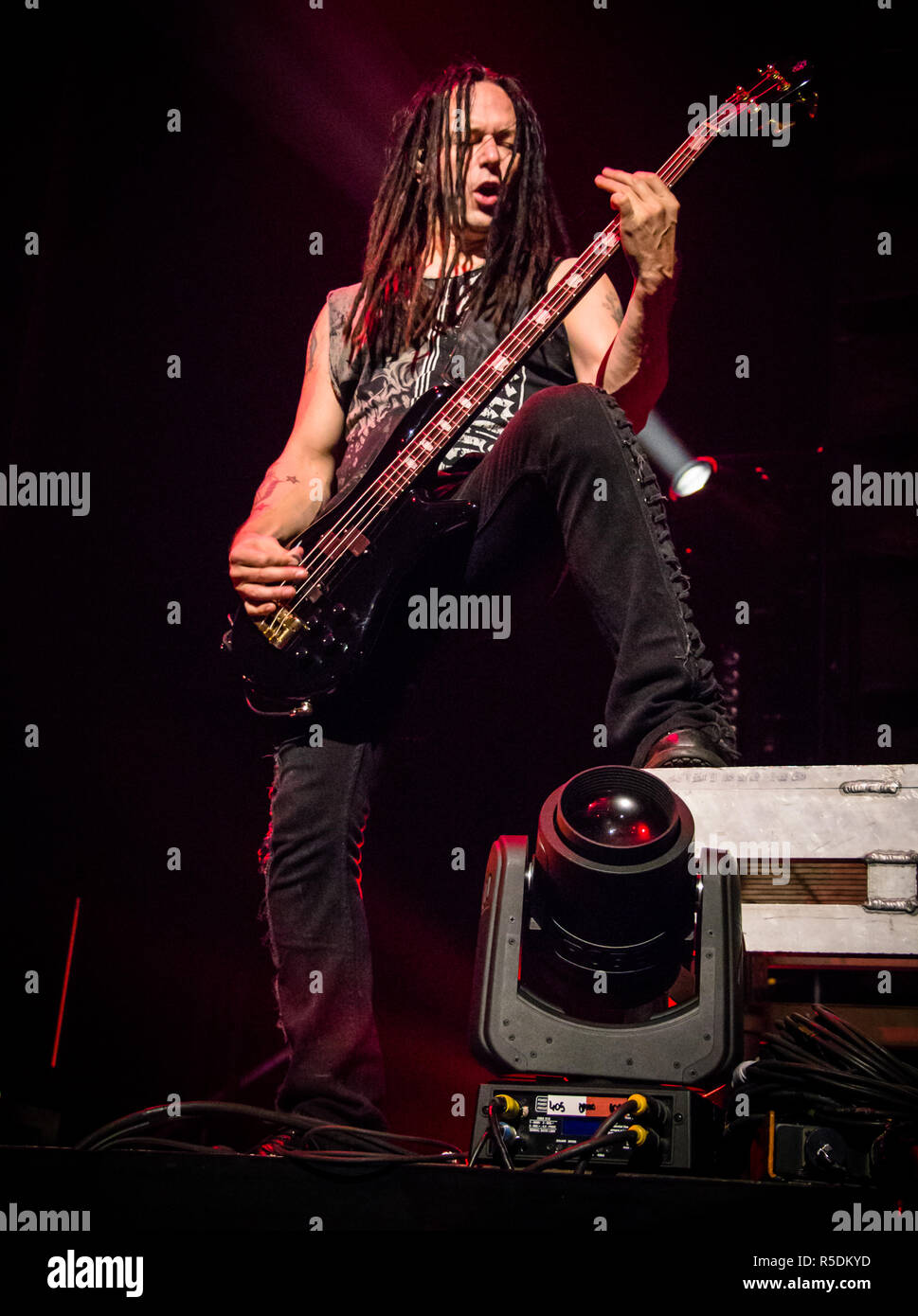 Disturbato dal vivo presso Manchester Arena Foto Stock