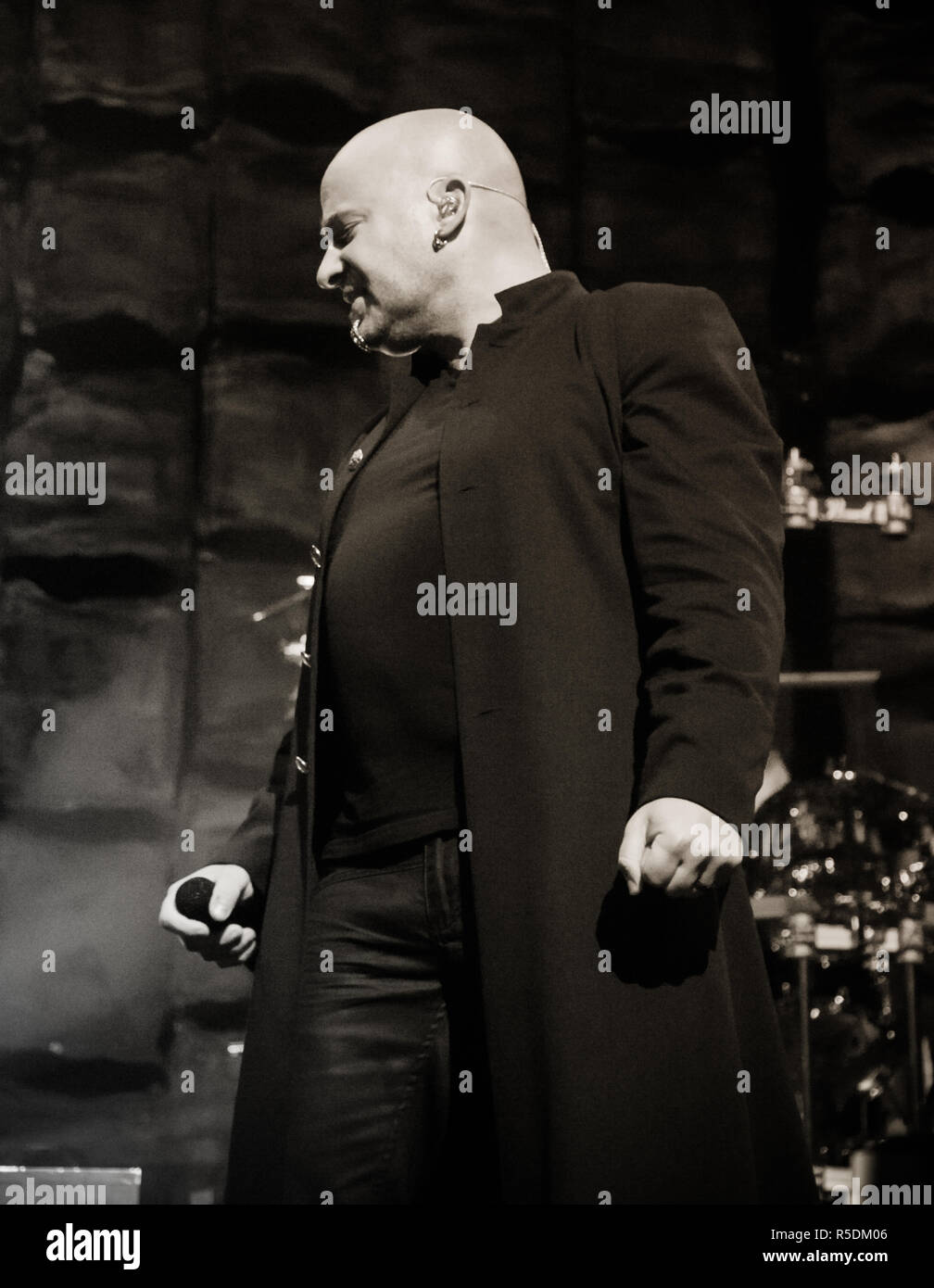 Disturbato dal vivo presso Manchester Arena Foto Stock