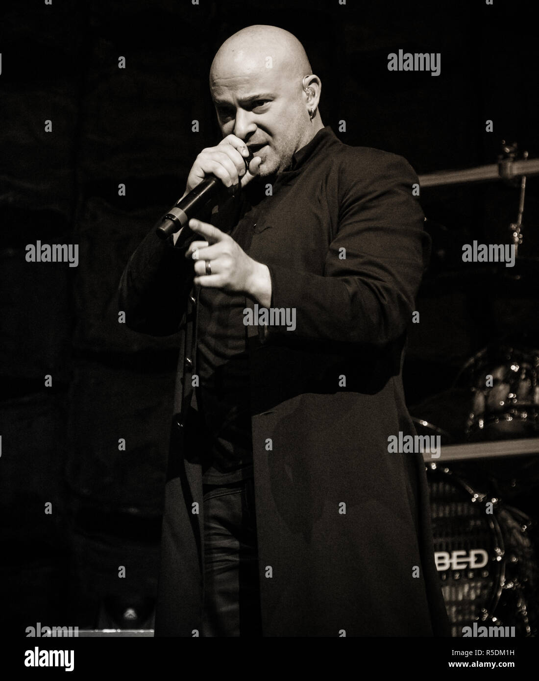 Disturbato dal vivo presso Manchester Arena Foto Stock