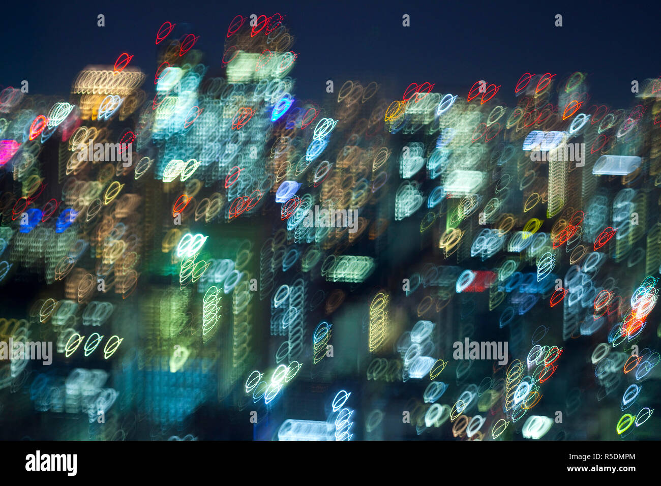 Centrale di Tokyo da Shiodome, Tokyo, Giappone Foto Stock