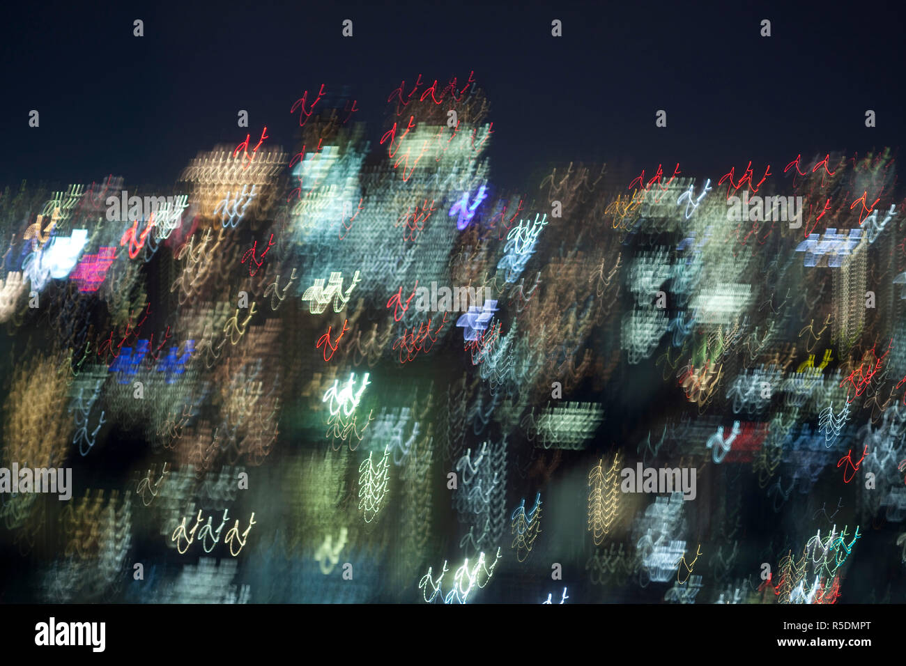 Centrale di Tokyo da Shiodome, Tokyo, Giappone Foto Stock