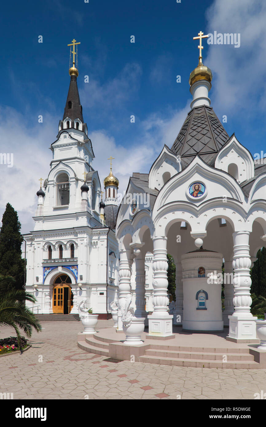 Russia, il litorale del Mar Nero, Sochi, Chiesa di San Michele Arcangelo Foto Stock