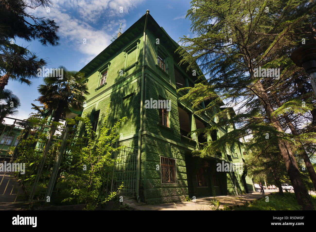 Russia, il litorale del Mar Nero, Sochi, Stalin Dacha, casa estiva del dittatore sovietico Joseph Stalin sui motivi della Zelenaya Roscha sanitorium Foto Stock