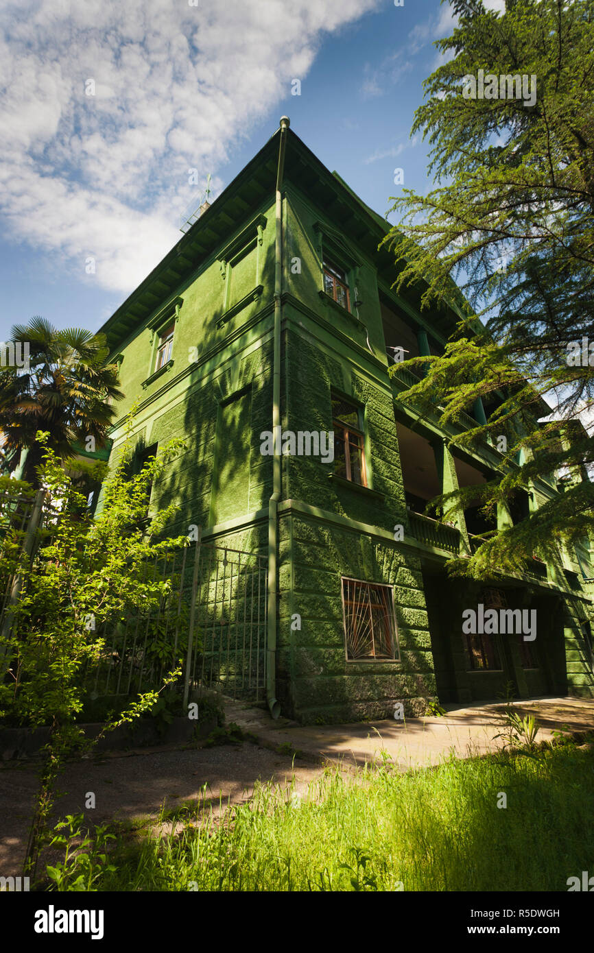 Russia, il litorale del Mar Nero, Sochi, Stalin Dacha, casa estiva del dittatore sovietico Joseph Stalin sui motivi della Zelenaya Roscha sanitorium Foto Stock