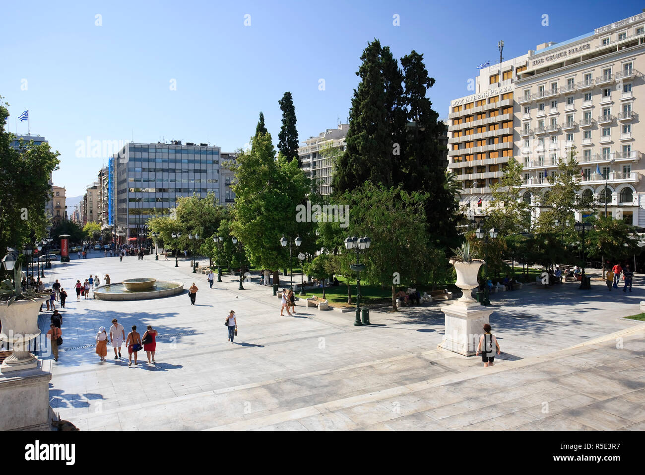 La Grecia, Attica, Atene, Piazza Syntagma Foto Stock