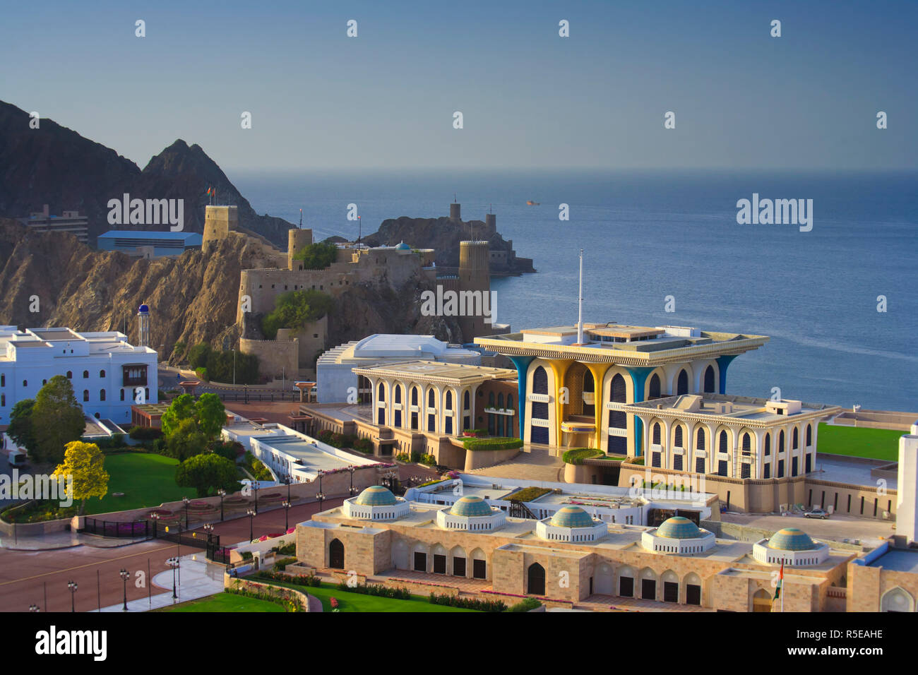 Oman, Muscat Sultan Palace Foto Stock