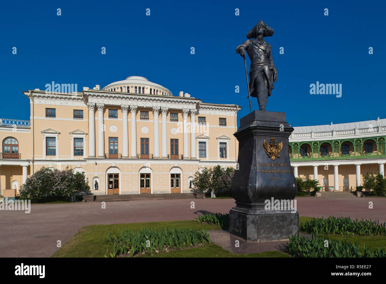 La Russia, San Pietroburgo, Pavlovsk, grande palazzo dello Zar Paolo I, Charles Cameron, architetto britannico Foto Stock