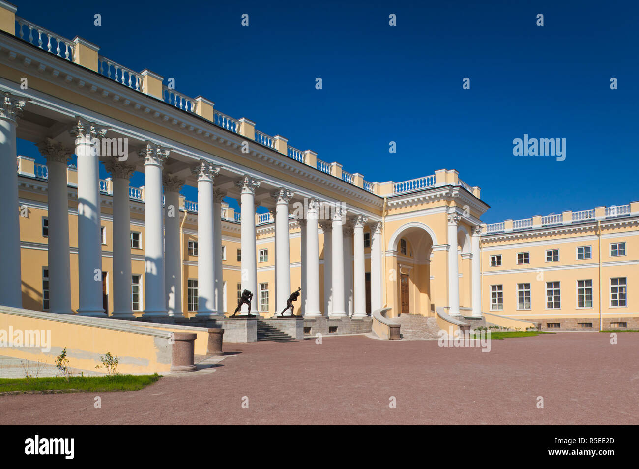 La Russia, San Pietroburgo, Pushkin-Tsarskoye Selo, Alexander Palace, casa finale dello zar Nicola II fino a che la Rivoluzione Russa Foto Stock