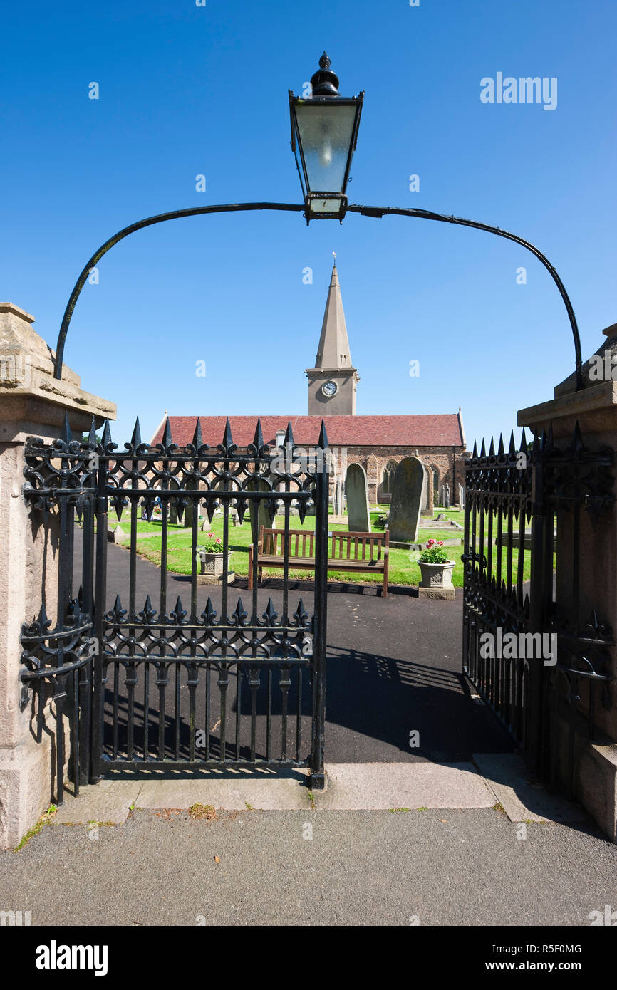 San Martino La chiesa parrocchiale di San Martino, Jersey, Isole del Canale, REGNO UNITO Foto Stock