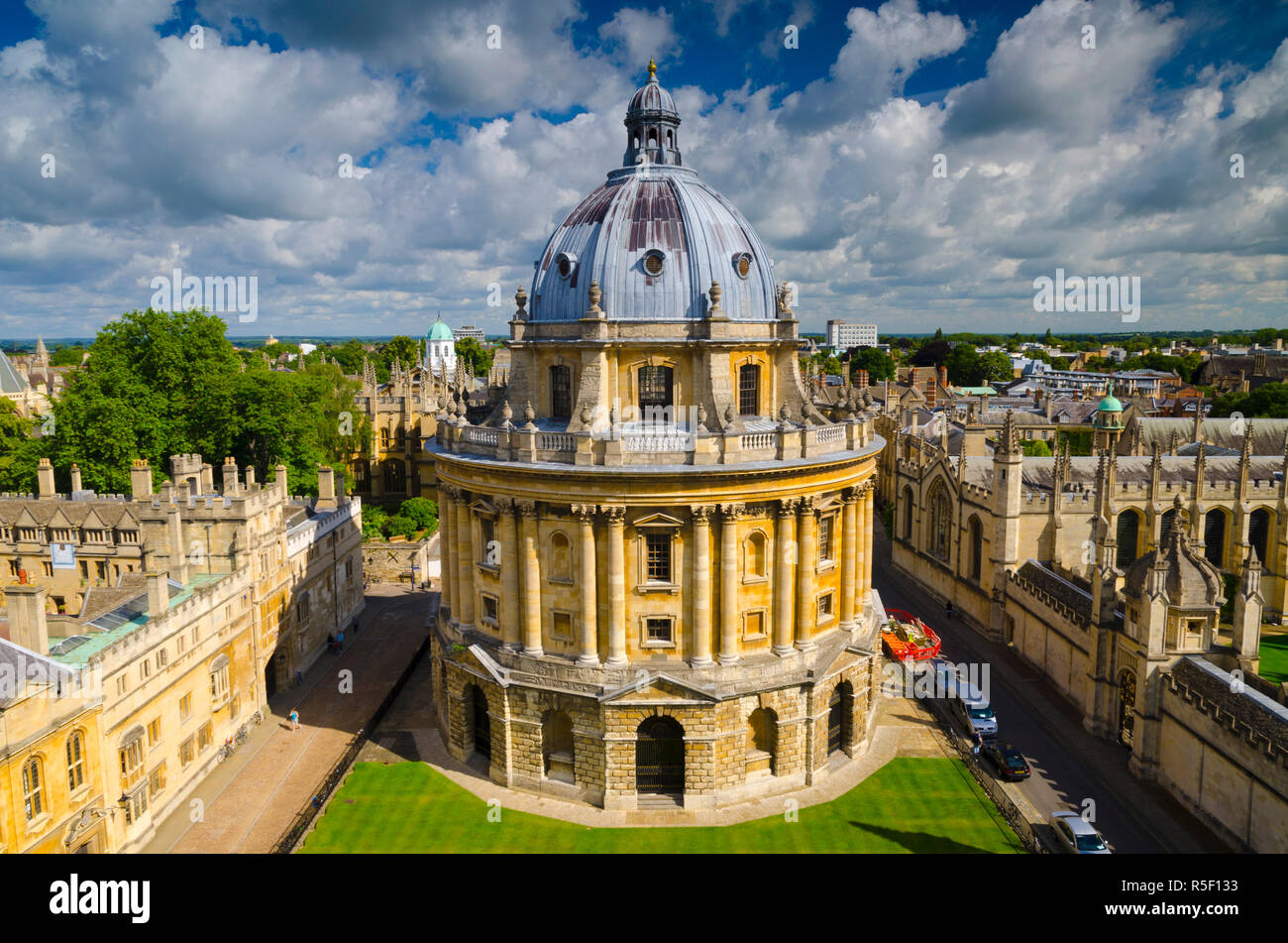 Regno Unito, Inghilterra, Oxford, Università di Oxford, Radcliffe Camera Foto Stock