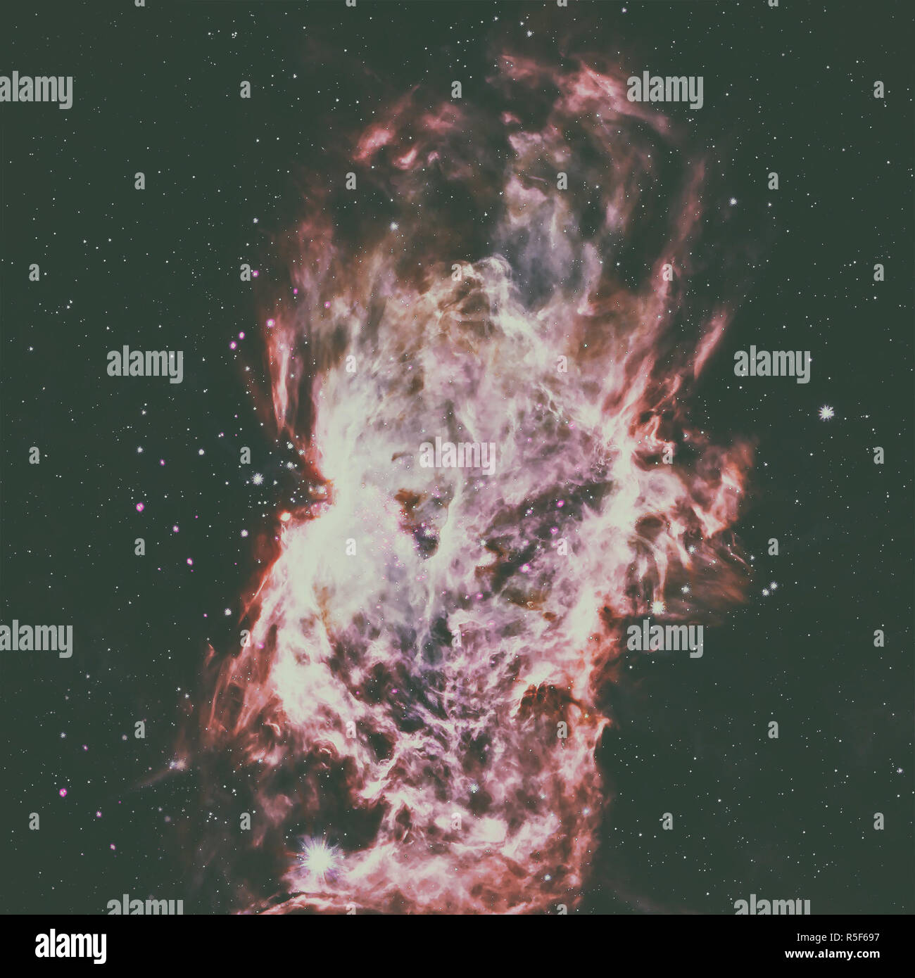 La nebulosa Fiamma nella costellazione di Orione. Foto Stock