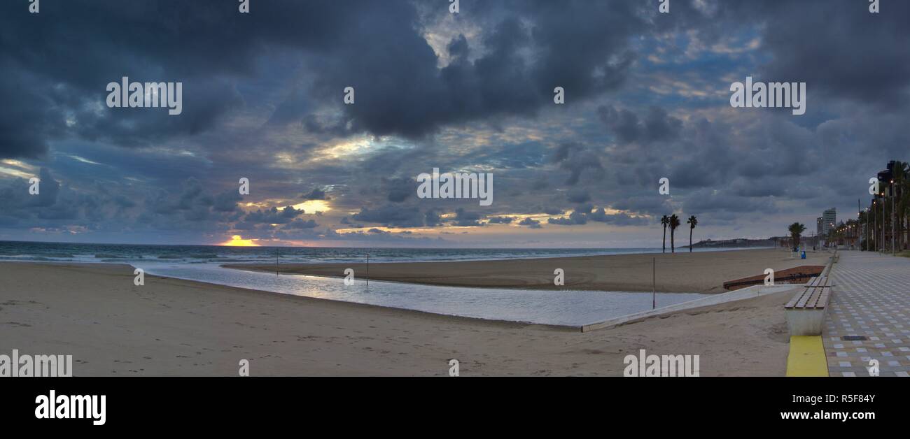 Spiaggia di San Juan Alicante Spagna Foto Stock