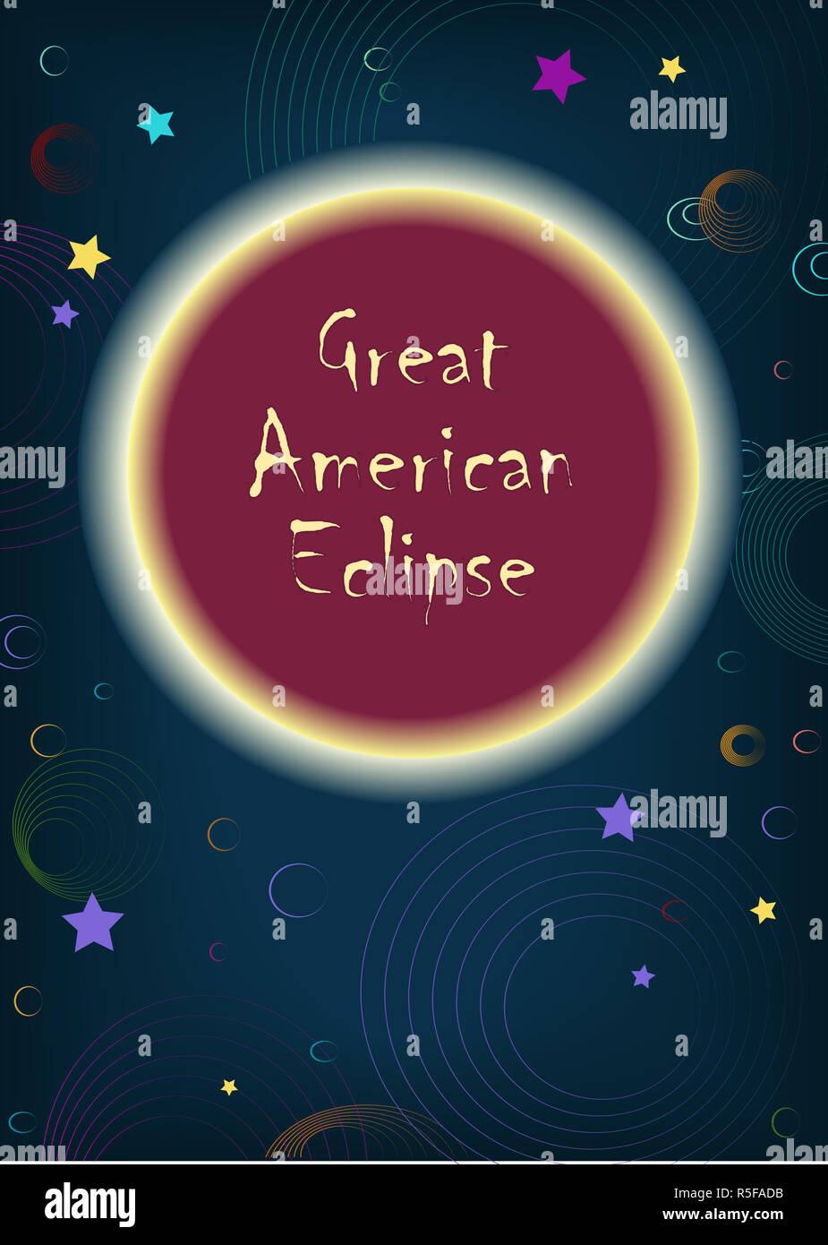 Great American Eclipse Foto Stock