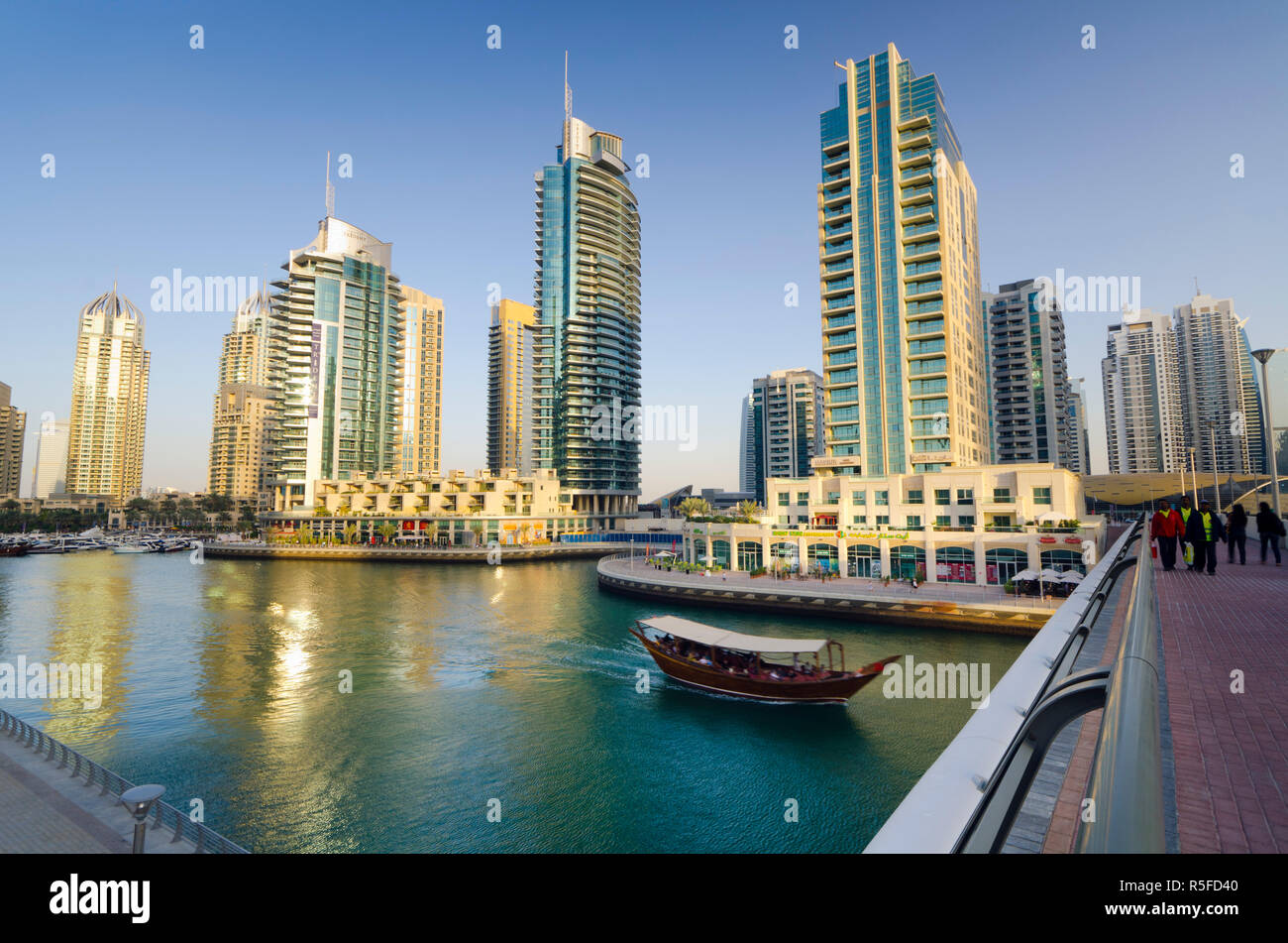 I UAE Dubai, Dubai Marina Foto Stock