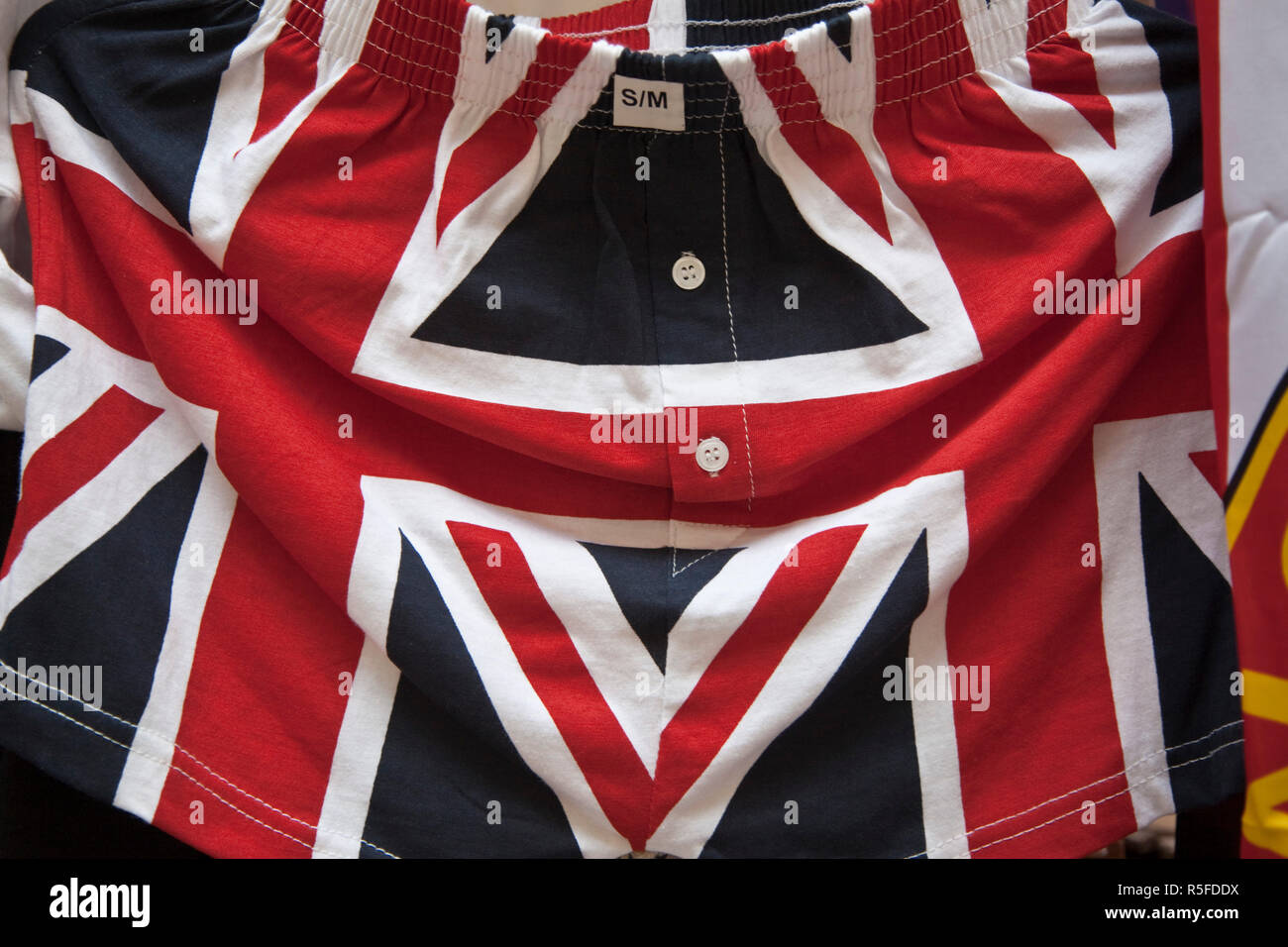 Unione Jack boxer, Londra, Inghilterra Foto Stock