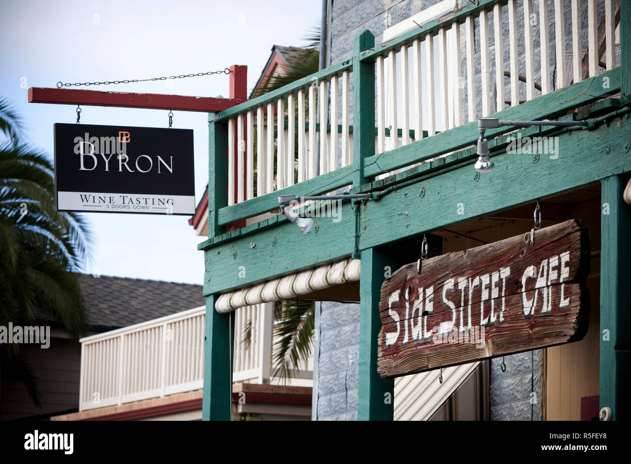 Stati Uniti d'America, la California, la California del Sud, Los Olivos, Santa Barbara Wine Country, downtown Foto Stock
