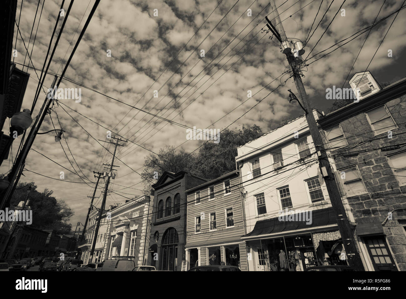 Stati Uniti d'America, Maryland, Ellicott City, ex mulino storico, ora centro antico Foto Stock