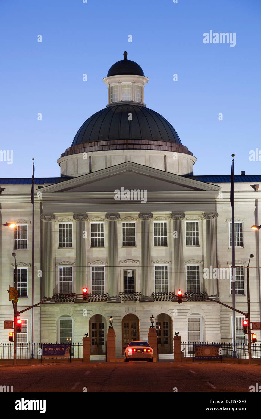 Stati Uniti d'America, Mississippi, Jackson Old Capitol Museum, Mississippi State House 1839-1903, esterna Foto Stock