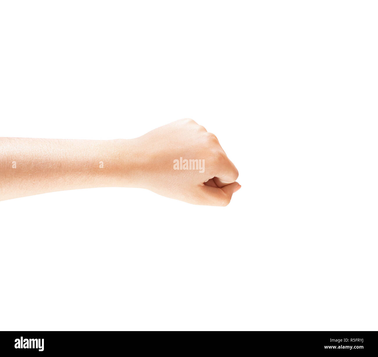 Vuoto polso tatuaggio mano mock up, isolata. Cancella carpo decorativa per il mockup. Arte tatuata sul modello della pelle. Fashion Design di riempimento su avambraccio per studio branding. Foto Stock