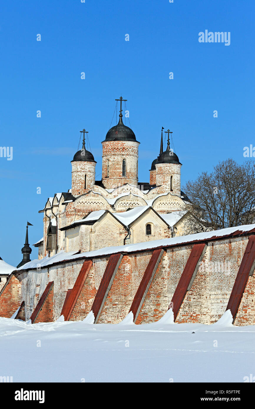 Kirillo-Belozersky Monastero, Kirillov, Vologda regione, Russia Foto Stock